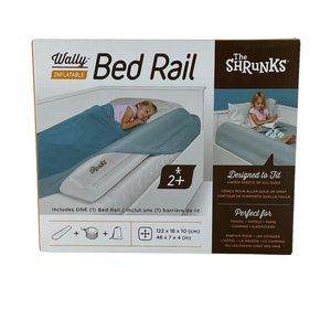 Wally Inflatable Bed Rail The Shrunks Bed Rail Baby Child Safety  48"x7"x4" NIB